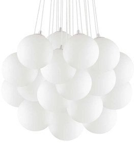 Φωτιστικό Οροφής Mapa Plus 140230 80x45/130cm 22xE14 40W White Ideal Lux