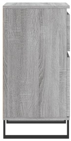 vidaXL Συρταριέρα Γκρι Sonoma 40 x 35 x 70 εκ. από Επεξεργασμένο Ξύλο