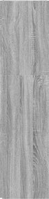 vidaXL Corner Cabinet 33 x 33 x 132 cm Engineered wood Γκρι Sonoma