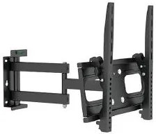 Brateck Βάση TV 32-55" Βαρέως Τύπου Κλίσης 10o Βάρος 45kg Περιστροφής 90o Full Motion PA-944 Μαύρο 04.044.0056