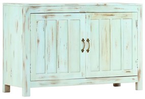 vidaXL Ντουλάπι Γαλάζιο 110 x 35 x 70 εκ. από Μασίφ Ξύλο Μάνγκο