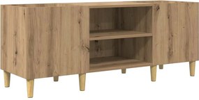 vidaXL Ντουλάπι δίσκων βινυλίου 121 x 38 x 48 cm Επεξεργασμένο ξύλο