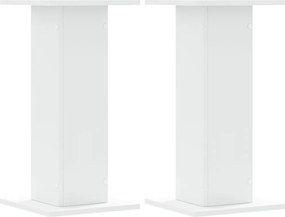 vidaXL Βάσεις Ηχείων 2 Τεμ. Λευκή 30x30x60 εκ. Επεξ. Ξύλο