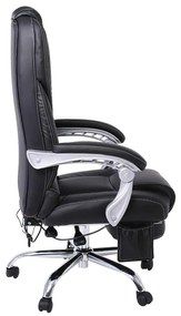 Massage-Relax Πολυθρόνα Bf9350 Pu Μαύρο . Διάσταση: 68x64-135x118/127cm