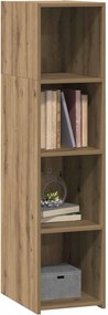 vidaXL Highboard Artisan Δρυς 30 x 41 x 124 εκ. Επεξεργασμένο Ξύλο