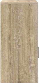 vidaXL Πλαϊνό γραφείο με συρτάρι Δρύς Sonoma 38 x 34 x 75 εκ