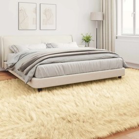 vidaXL Χαλί από τεχνητό πρόβειο δέρμα TAFALLA Κρεμ 240 x 340 εκ.