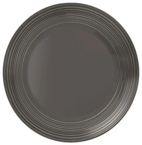 Πιάτο Ρηχό Jasper 25.026.01 Φ27cm Dark Grey Cryspo Trio Πορσελάνη