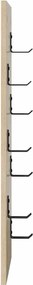 vidaXL Τοίχου Κρεμάστρα Δρύς Sonoma 30 x 1,5 x 80 εκ.
