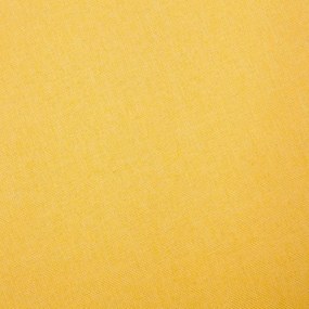 vidaXL Καναπές Διθέσιος Κίτρινος Υφασμάτινος