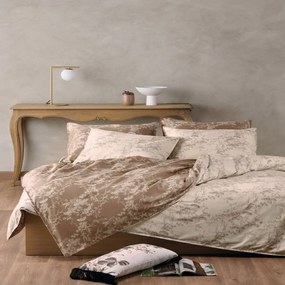 Παπλωματοθήκη Feng Shui 43 (Σετ 3τμχ) Beige Kentia Υπέρδιπλο 220x240cm 100% Βαμβακοσατέν