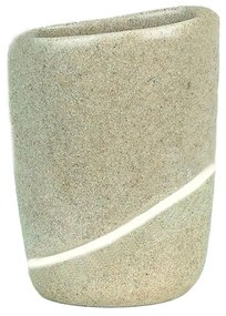 Ποτήρι Οδοντόβουρτσας (Φ6.5x10.5) Spirella Etna Sand