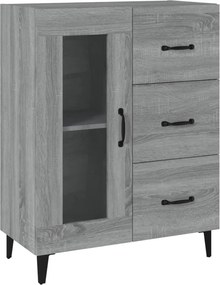 vidaXL Ντουλάπι Γκρι Sonoma 69,5 x 34 x 90 εκ. από Επεξεργασμένο Ξύλο