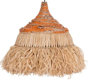 Φωτιστικό Οροφής SIFO C4714 Ίνες Sisal &amp; Μπανάνας Φυσικό - Mix Φ35x45Υ εκ. 35x35x45 εκ.