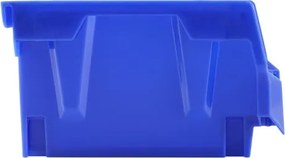 VEVOR Plastic Storage Bin, (5-Inch x 4-Inch x 3-Inch), Hanging Stackable Storage Organizer Bin, Blue/Red, 24-Pack, Heavy Duty Stacking Containers for Closet, Kitchen, Office, or Pantry Organization