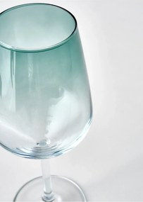 Σετ 2 τεμαχίων ποτήρια κρασιού από γυαλί Πράσινο