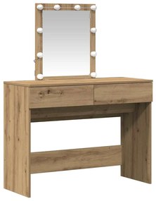 vidaXL Μπουφανάκι artisan δρυς 100 x 40 x 130 εκ Επεξεργασμένο ξύλο
