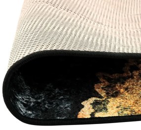 vidaXL Χαλί Πλενόμενο Πολύχρωμο Ø 120 εκ.