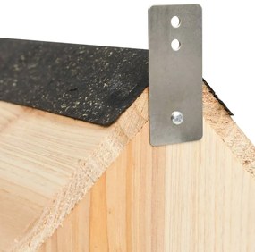 vidaXL Σπιτάκι Σκίουρου 26 x 25 x 29 εκ. Μασίφ Ξύλο Ελάτης