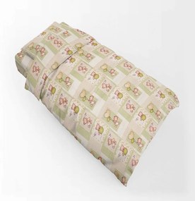 Πάπλωμα Βρεφικό Εμπριμέ Baloon 76 Beige DimCol 120x160cm 100% Βαμβακερή Φανέλα