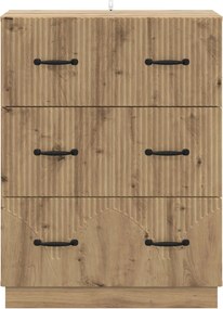 vidaXL Ντουλάπι με Συρτάρια 66 x 34,5 x 87 εκ. Επεξεργασμένο Ξύλο