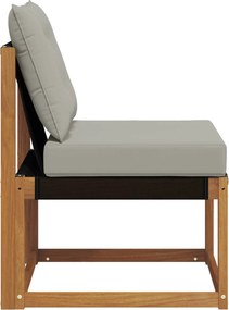 vidaXL Εξωτερικός μεσαίος καναπές