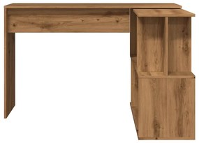 Γραφείο Γωνιακό Τεχνίτης Δρυς 200,5x50x76 εκ Επεξεργασμένο Ξύλο - Καφέ