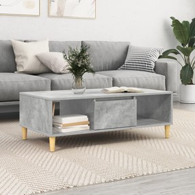 vidaXL Γκρι σκυροδέματος 103.5 x 60 x 35 εκ Επεξεργασμένο ξύλο