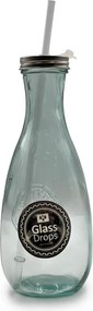 ΔΙΑΚΌΣΜΗΣΗ ΣΕ ΓΥΆΛΙΝΟ DESIGN ΜΠΟΥΚΑΛΙ GLASS DROPS AUTHENTIC 600CC ME ΚΑΛΑΜΑΚΙ