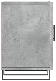 vidaXL Έπιπλο Τηλεόρασης Γκρι Σκυροδέματος 150x30x50 εκ. Επεξ. Ξύλο