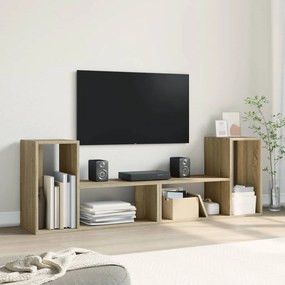 vidaXL Έπιπλα Τηλεόρασης 2 τεμ. Sonoma Δρυς 75x30x50 εκ. Επεξ. Ξύλο