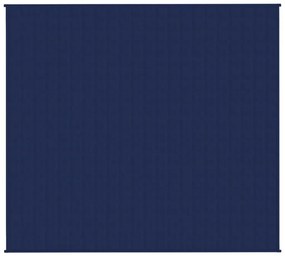 vidaXL Κουβέρτα Βαρύτητας Μπλε 200 x 220 εκ. 13 κ. Υφασμάτινη
