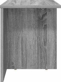 vidaXL End Table Γκρίζο Σονομα 37 x 32 x 40 εκ Επεξεργασμένο ξύλο
