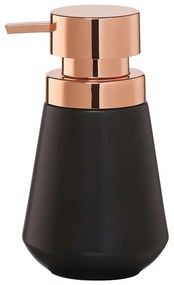 Δοχείο Κρεμοσάπουνου Conical 400ml Black Sealskin Πορσελάνη