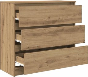 vidaXL Μπουφές Τεχνίτης Δρυς 80x35x76 εκ. Επεξεργασμένο Ξύλο