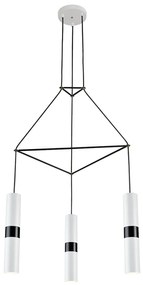 Φωτιστικό Οροφής Τρίφωτο Aca Da Vinci HM853P56WH White