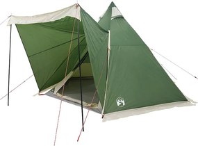 vidaXL Σκηνή Οικογενειακή Tipi 6 Ατόμων Αδιάβροχη Πράσινη