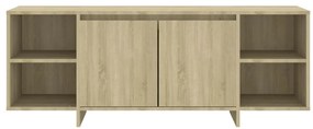 vidaXL Έπιπλο Τηλεόρασης Sonoma Δρυς 130 x 35 x 50 εκ. από Μοριοσανίδα