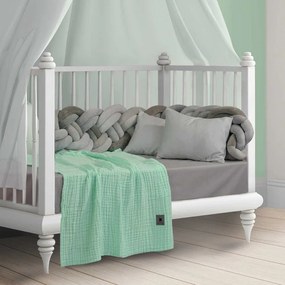 Κουβέρτα Βρεφική 2992 Mint Greenwich Polo Club Κούνιας 105x150cm 100% Βαμβάκι