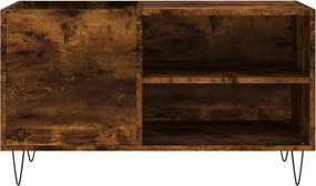 vidaXL Δισκοθήκη Καπνιστή Δρυς 85 x 38 x 48 εκ. από Επεξεργασμένο Ξύλο
