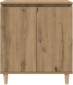 vidaXL Μπουφές Τεχνίτης Δρυς 60x35x70 εκ. από Επεξεργασμένο Ξύλο