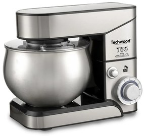 Κουζινομηχανή Techwood TRO-1050, 1000W, 5 λίτρα, 6 ταχύτητες, Λειτουργία Pulse, 3 εξαρτήματα, Ανοξείδωτο