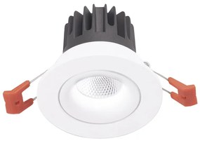 Φωτιστικό Σποτ Χωνευτό Gea Luce Aran GFA1041C Λευκό  Σατινέ (3000K)