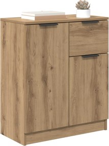 vidaXL Πλαϊνό γραφείο Artisan Oak 60 x 30 x 70 εκ. Επεξεργασμένο Ξύλο