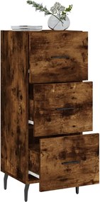 vidaXL Ντουλάπι Καπνιστή Δρυς 34,5 x 34 x 90 εκ. Επεξεργασμένο Ξύλο
