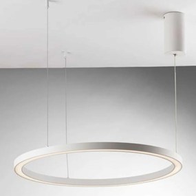 Φωτιστικό Οροφής Hoop LED-HOOP-S80-BCO 40W Led Φ80cm 150cm White Luce Ambiente Design Aluminium