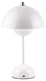 Rechargeable LED 1.5W 3CCT Touch Table Lamp White D:10x24cm (3059-White)