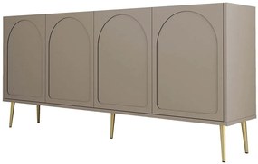 Μπουφές Lyon 845HCT5529 180x35x80cm Mocha Μοριοσανίδα, Μελαμίνη