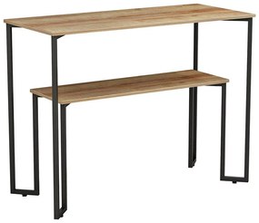 Console Homer natural-black 110x48x85cm 110x48x85 εκ.