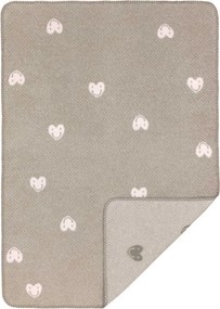 Laessig Κουβέρτα αγκαλιάς, Heart grey/soft rose